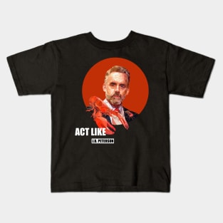 Jordan Peterson with Lobster Kids T-Shirt